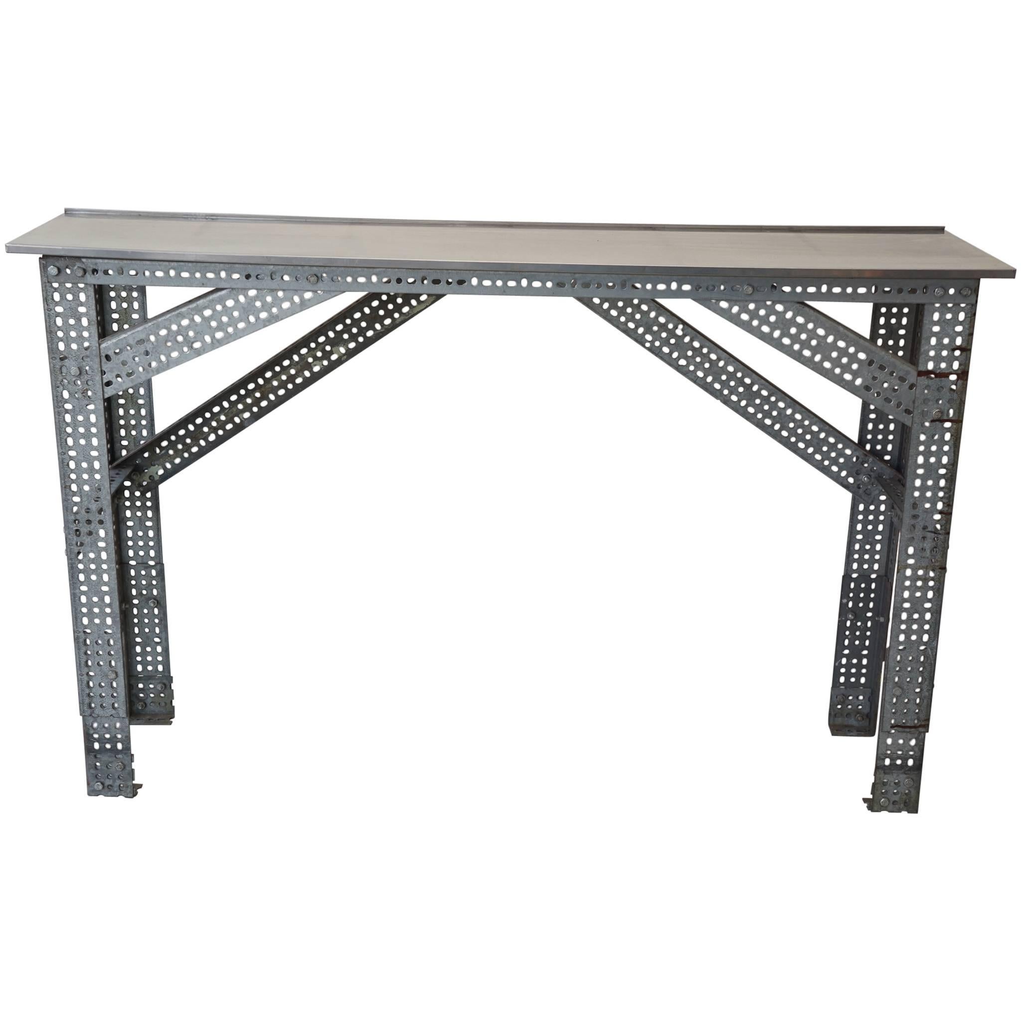 Erector Set Style Console For Sale
