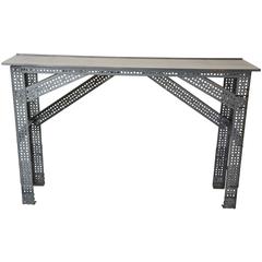 Vintage Erector Set Style Console