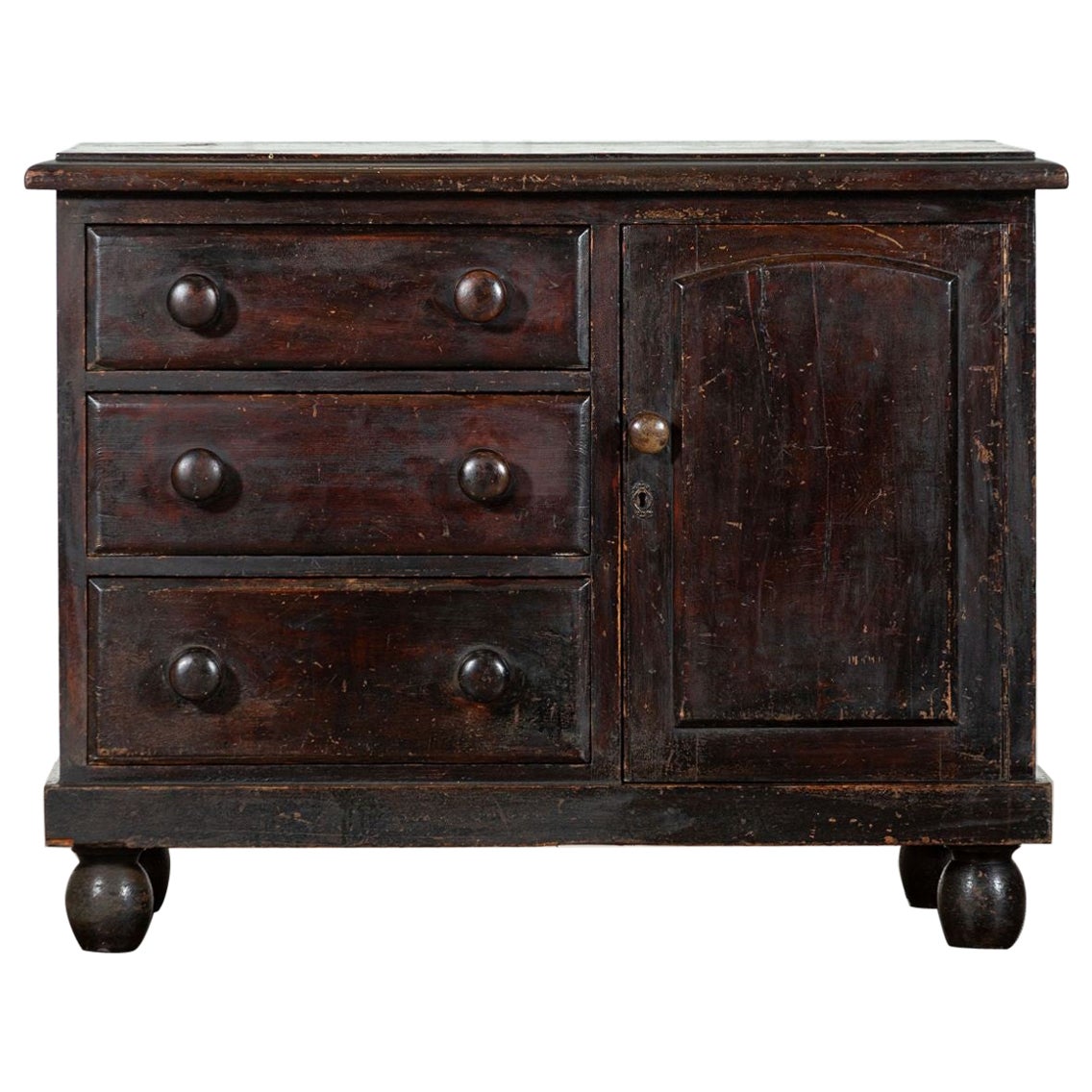 19thC English Pine Dresser Base