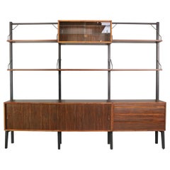 Freistehendes modulares Wandschranksystem von Poul Cadovius für Royal System, 1960er Jahre
