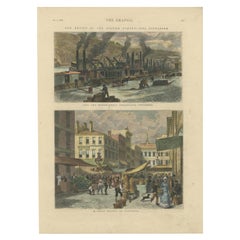 Industrielles und tägliches Leben in Pittsburg – Herausgegeben in The Graphic, 1876.