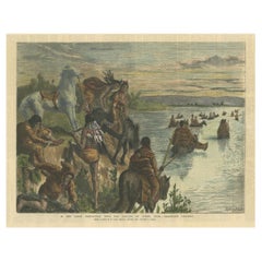 Blackfoot Crossing: Indigenous People in the Great North-West, The Graphic 1882