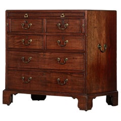 English George III Mahogany Bachelors Chest