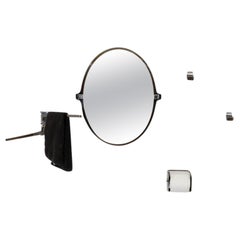 French Space Age Allibert Smoked Plexiglass Bathroom Set