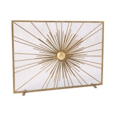 Pare-feu Sunburst en or vieilli