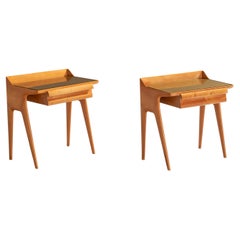 Vittorio Dassi, Comodini, Legno, Vetro, Italia, anni '50