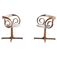George Mulhauser, Sillones Sultana, Nogal, Tela, Años 60