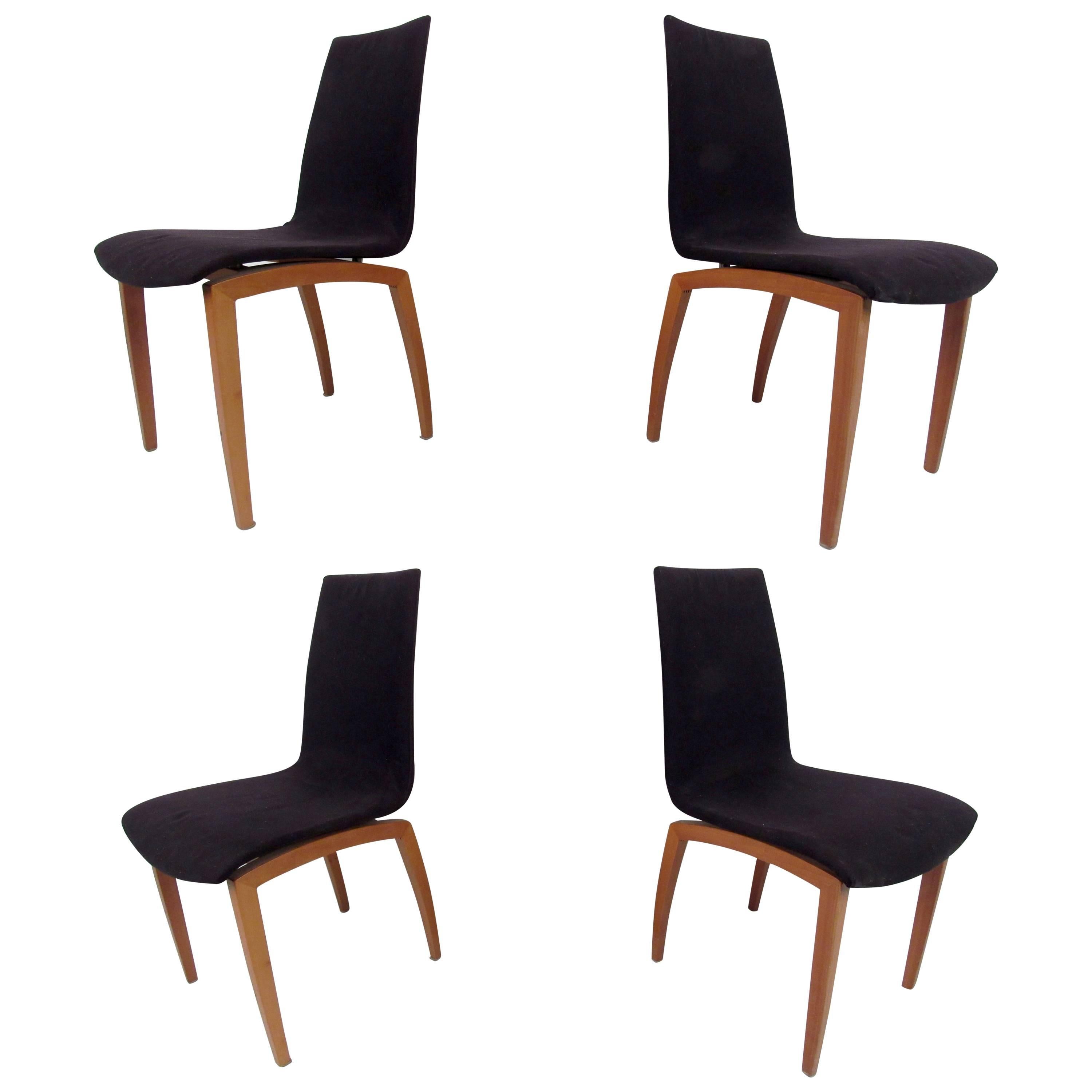 Four Mid-Century Italian Dining Chairs