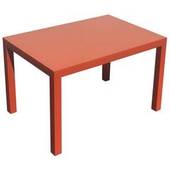 Mid-Century Modern Lacquered Parson's Table