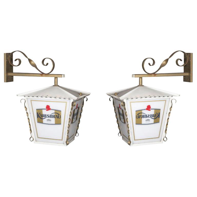 Pair of French Wall Lanterns