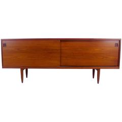 Danish Modern Teak Credenza Designed by Niels Moller