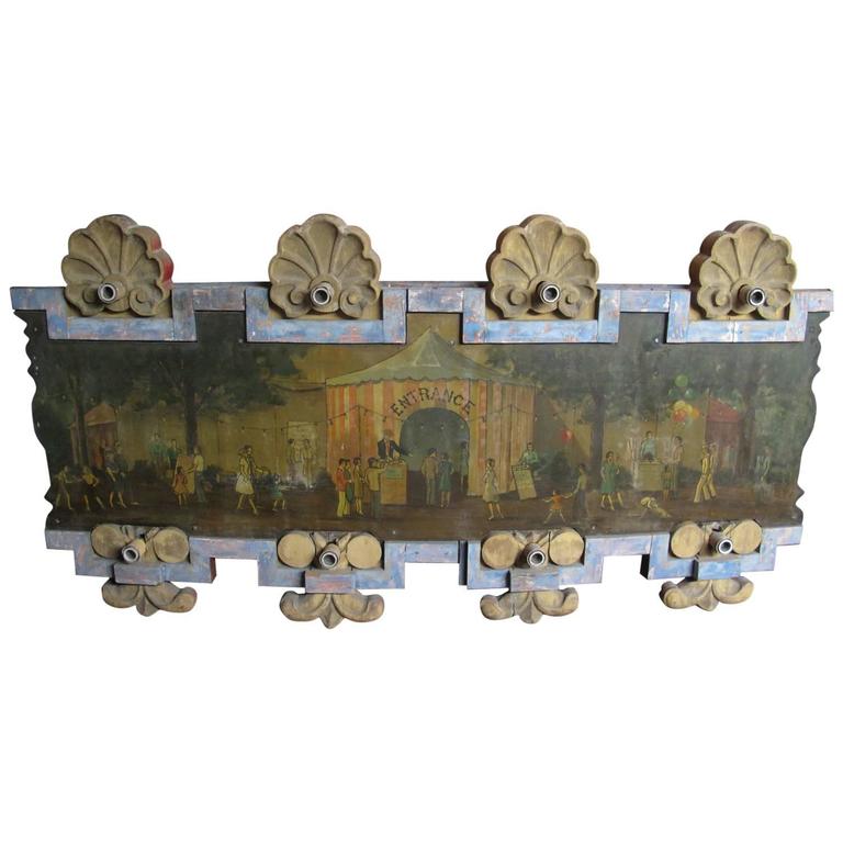 Folk Art Carousel Surround from Lake George, NY Amusement 