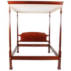 Solid Mahogany French Canopy Bed