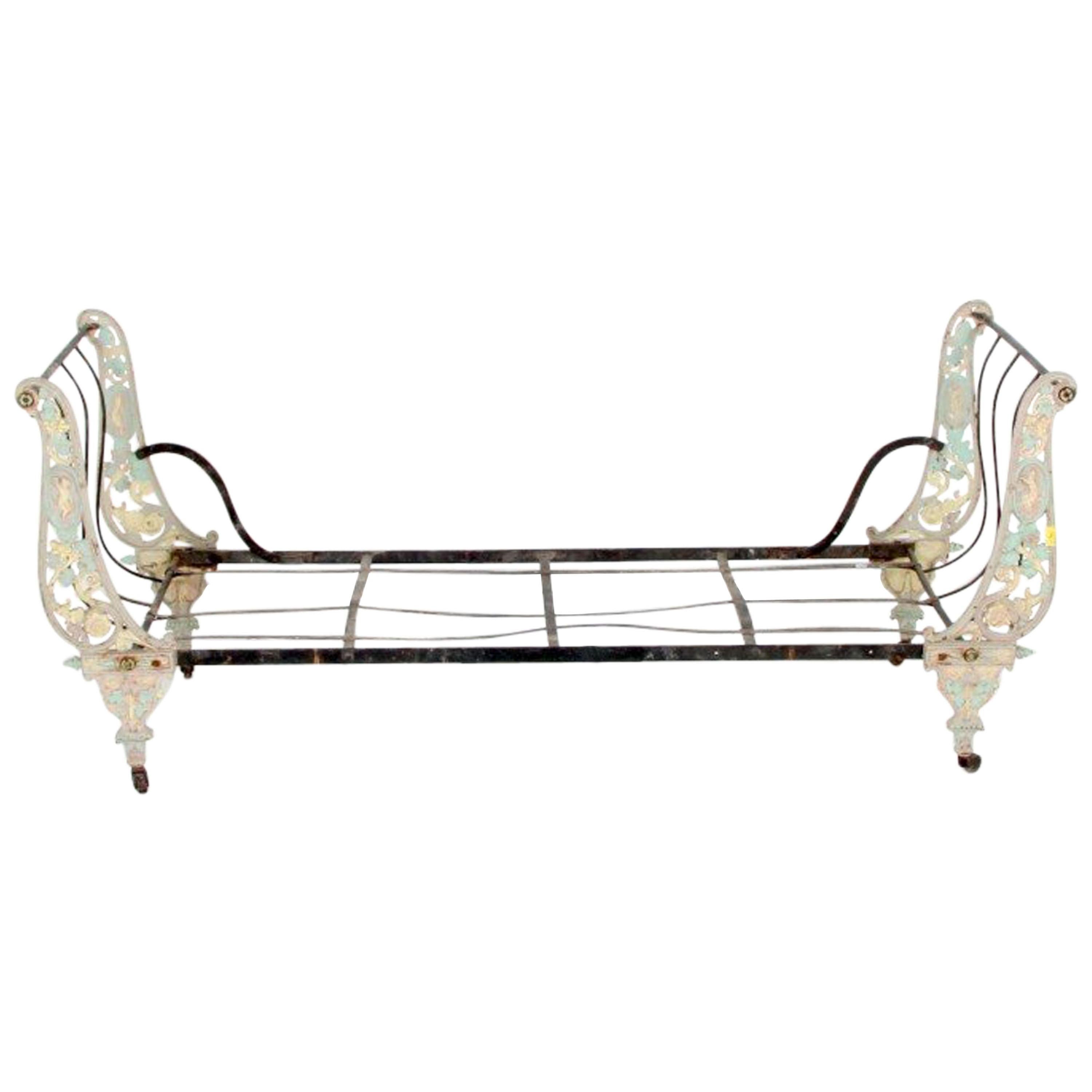 French Antique Child’s Campaign Bed, circa 1870 For Sale at 1stDibs