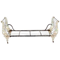 French Antique Child’s Campaign Bed, circa 1870