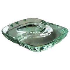 1950 Max Ingrand Fontana Arte Design Italien Kristall Aschenbecher