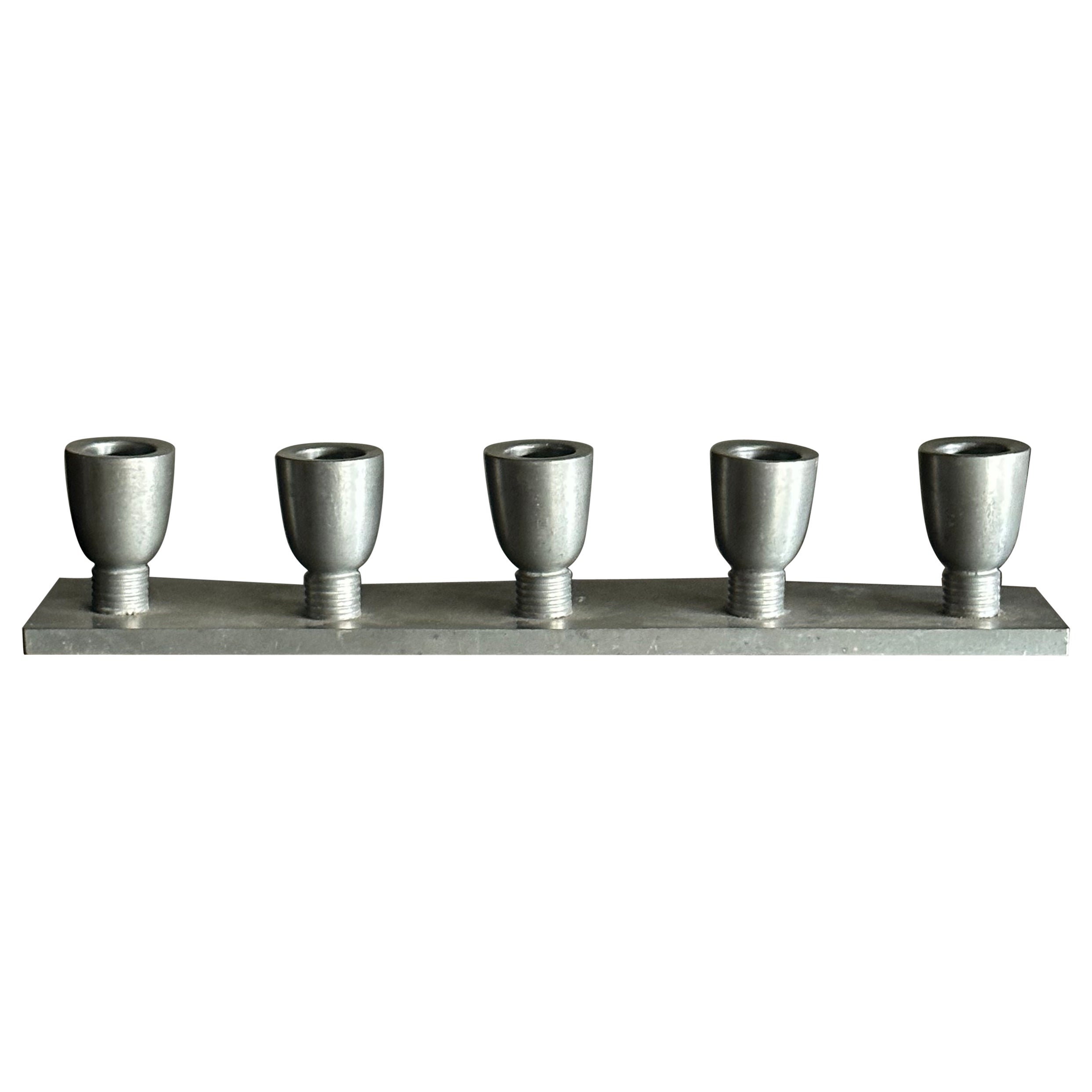Candelabro de peltre de los años 30 por Sylvia Stave para C.G. Hallberg