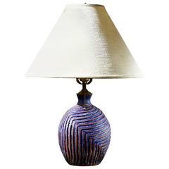 Mid-Century Terracotta Lamp