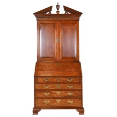 Baker Furniture Historic Charleston Georgian Mahogany Drop Front Secretary Desk