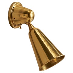 Gustavo Pulitzer Finali, Wall Light, Brass, Italy, 1950