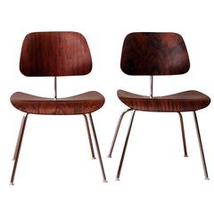 Eames DCM Rosewood Chairs