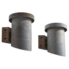 Dahls Maskinfabrik, Wall Lights, Steel, Metal, Denmark, c. 1980s