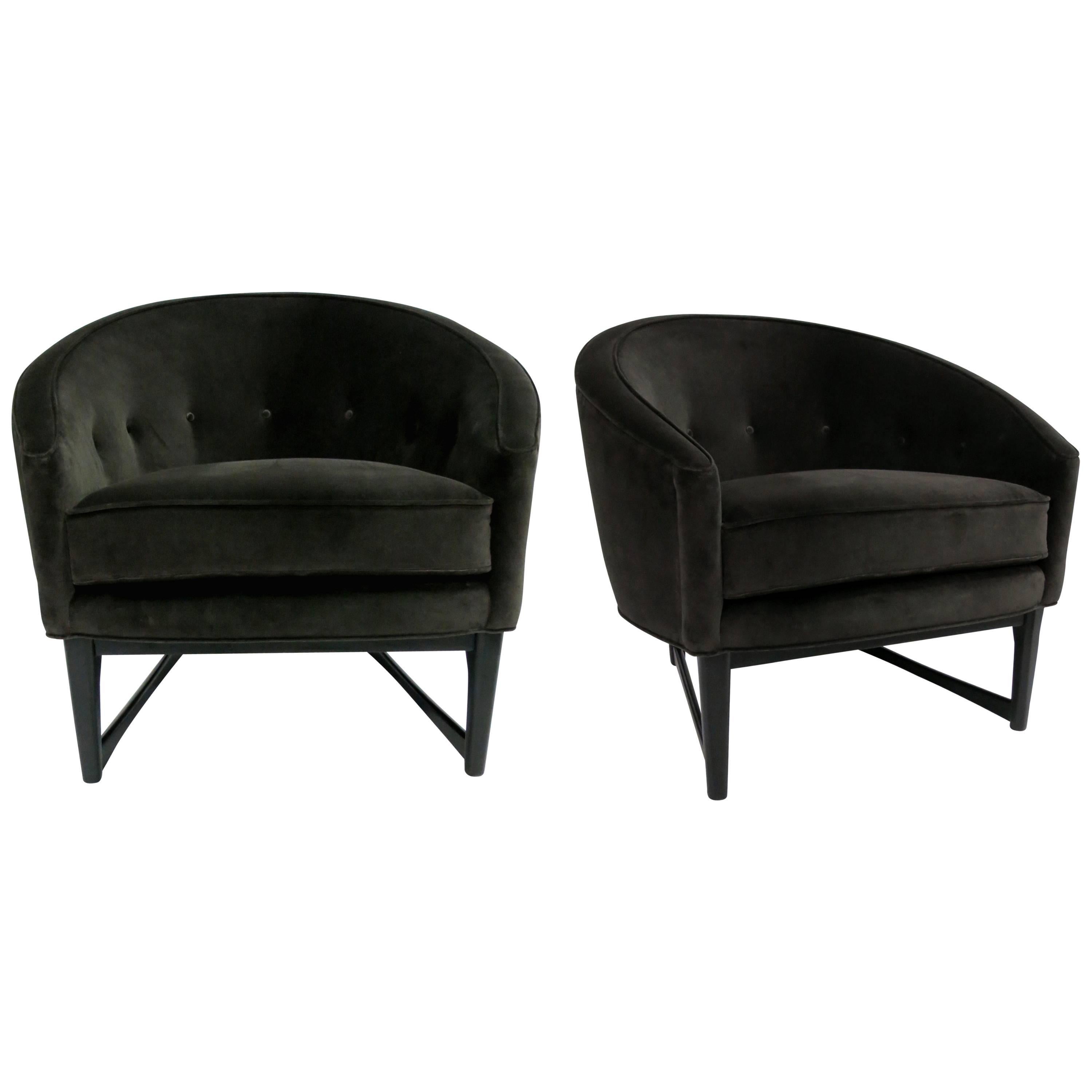 Pair of Lounge Chairs by Lawrence Peabody for Richardson Nemschoff at 1stDibs