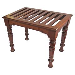 Late 19th Century, LUGGAGE RACK or Stand, Mahogany, English, circa 1880