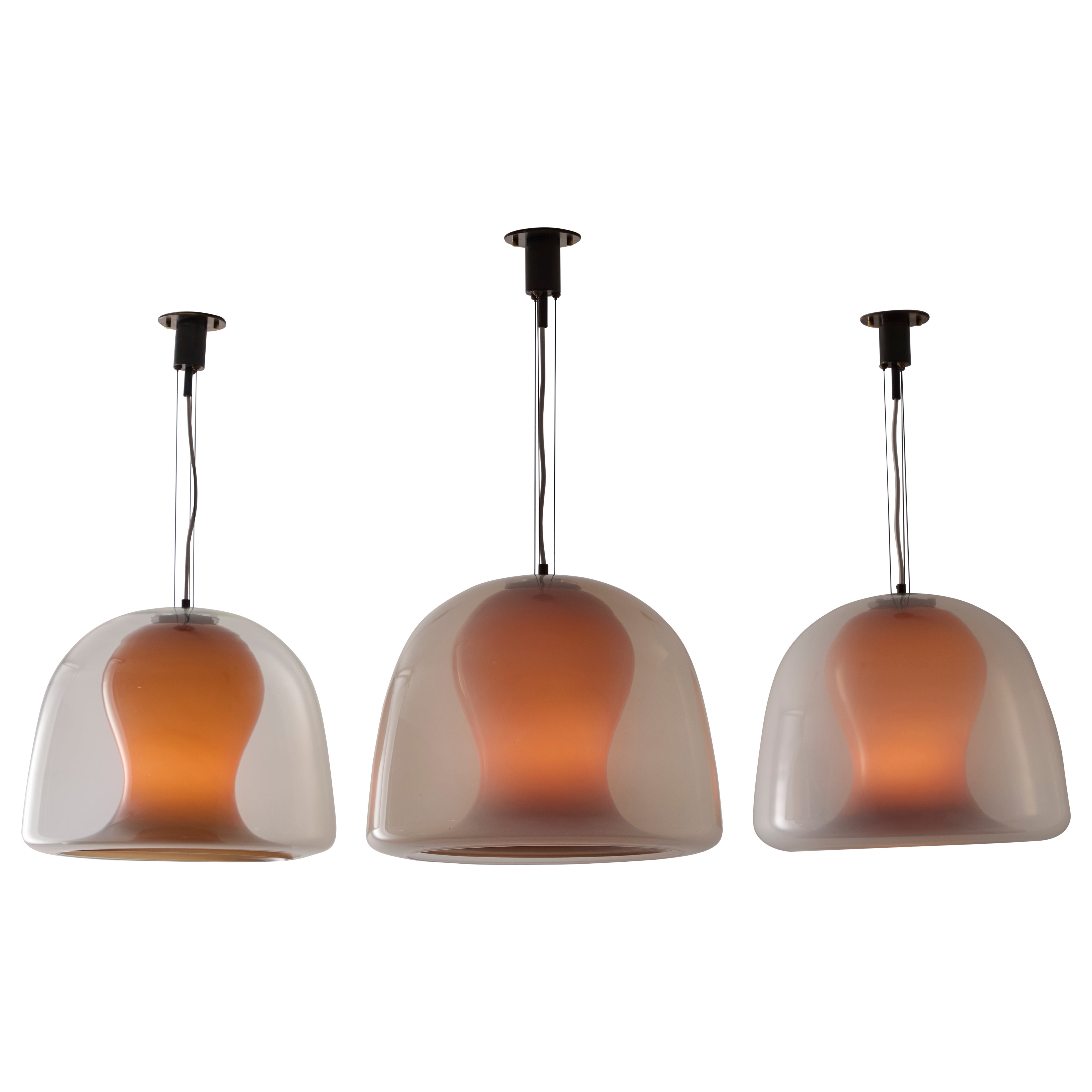 'Naranza' Suspension Lights by Vistosi For Sale