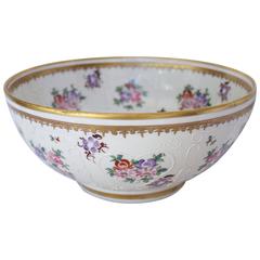 Large Armorial Punch Bowl by Porcelaine de Paris 5