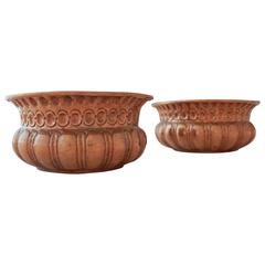 Pair of 19th Century French Copper Jardinieres
