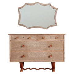 1940's Dresser and Mirror by Guglielmo Percorini