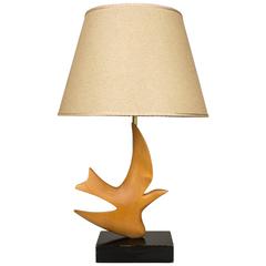Clark Voorhees "Bird Lamp" for Hansen with Original Shade, Pair Available