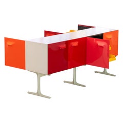 Buffet double face Raymond Loewy DF 2000 Doubinsky Frères 1965 France Space
