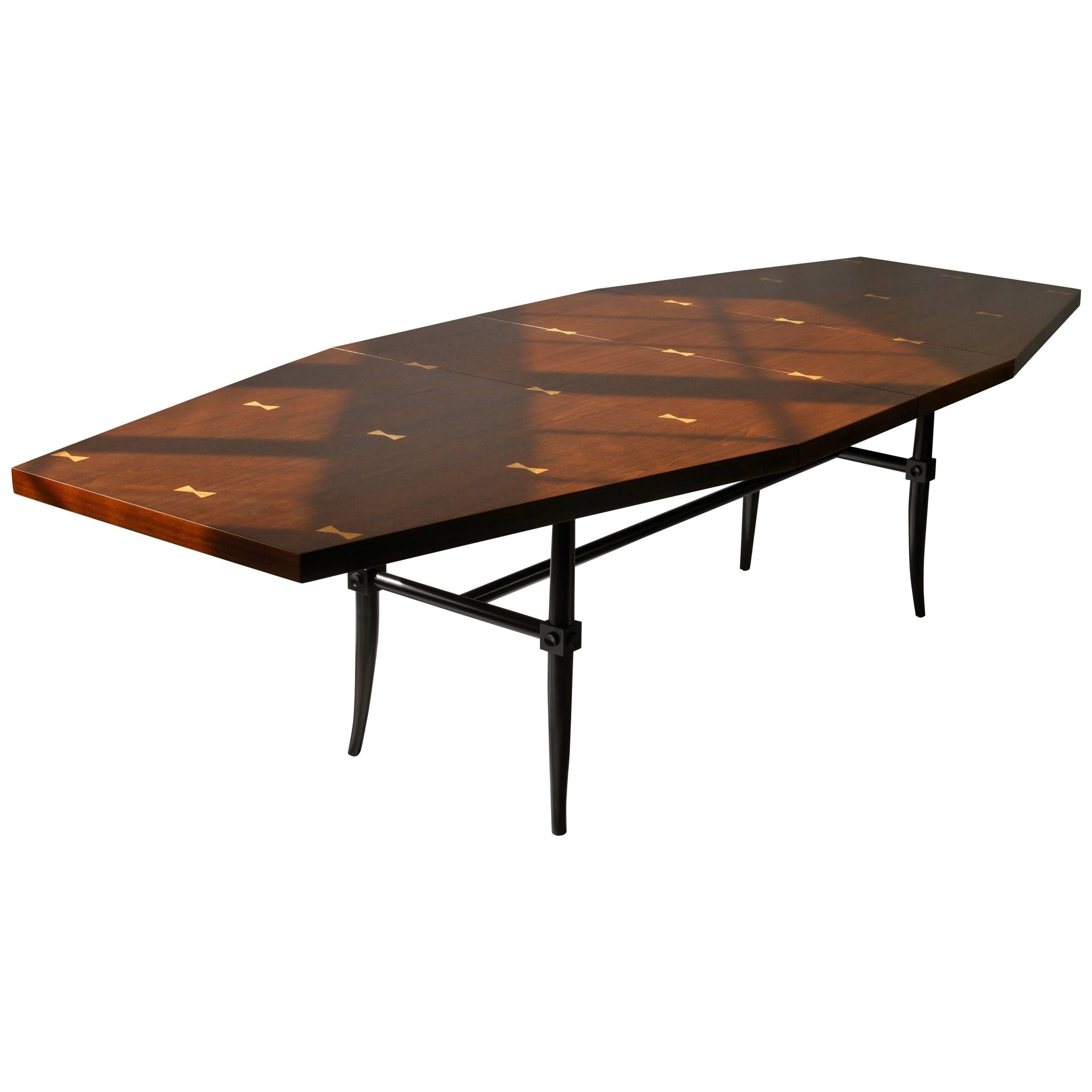 Rare Dining Table by Tommi Parzinger For Sale