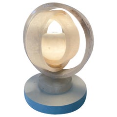 Mid-Century Spherical Alabaster Lamp, 1960s