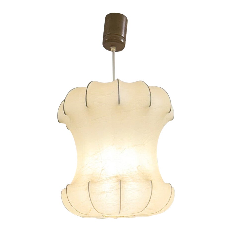 Lampe pendante cocon moderne du milieu du siècle dernier par Achille Castiglioni, Italie, années 1960