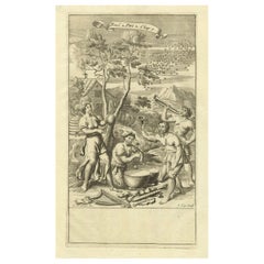Un'illustrazione allegorica tratta da I principi della filosofia di Anthony Le Grand
