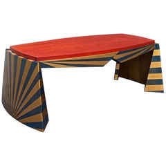 Exotic American Studio Craft Sculptural Coffee Table