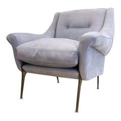 A bespoke handmade occasional accent chair by George Smith