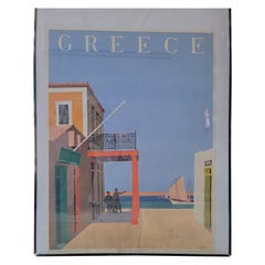 Travel Poster Island of Hydra Greece Circa. 1940