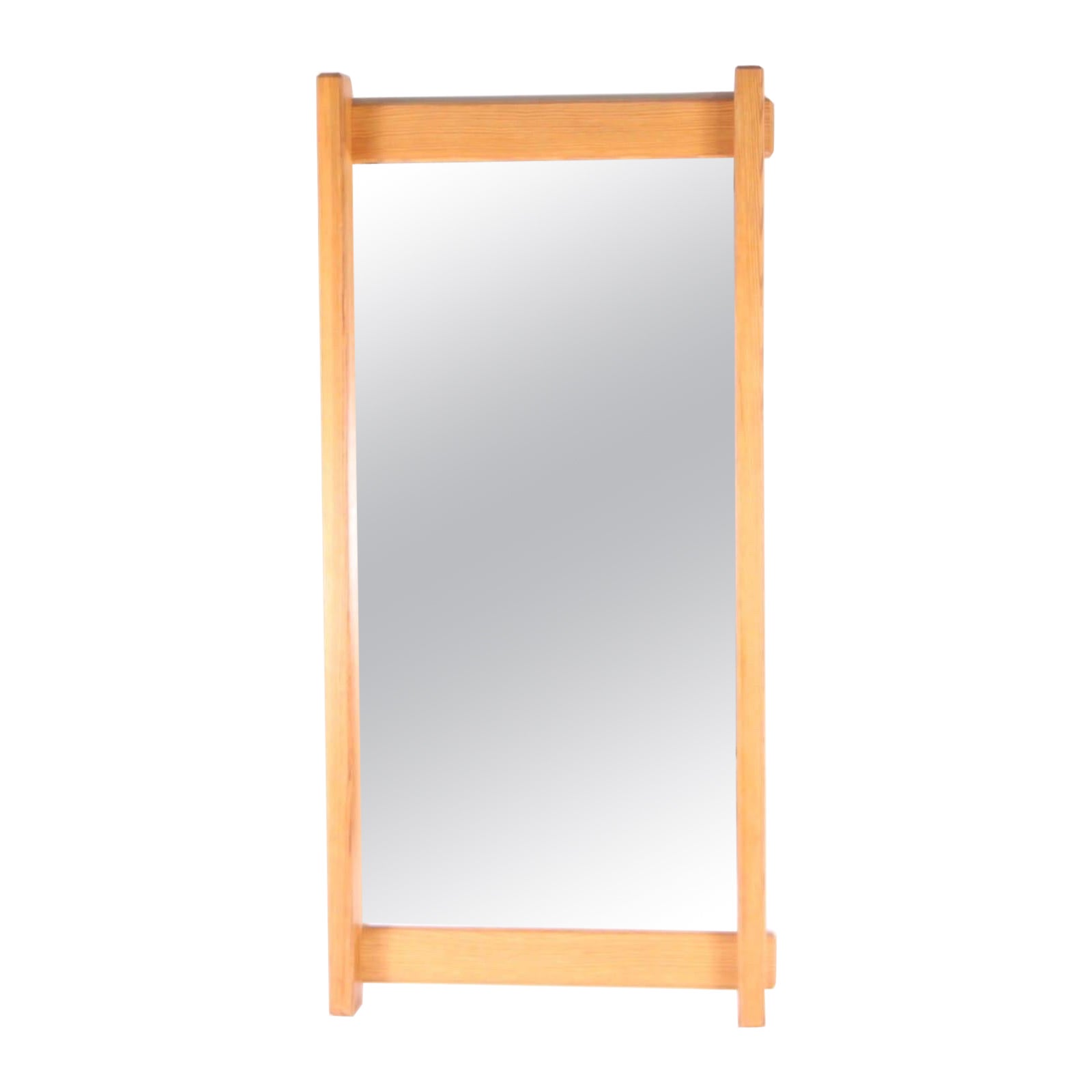 Large wooden mirror