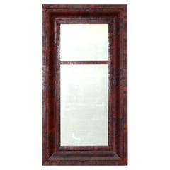 Antiguo Espejo de Pared conopial de Caoba Imperio Americano C1840