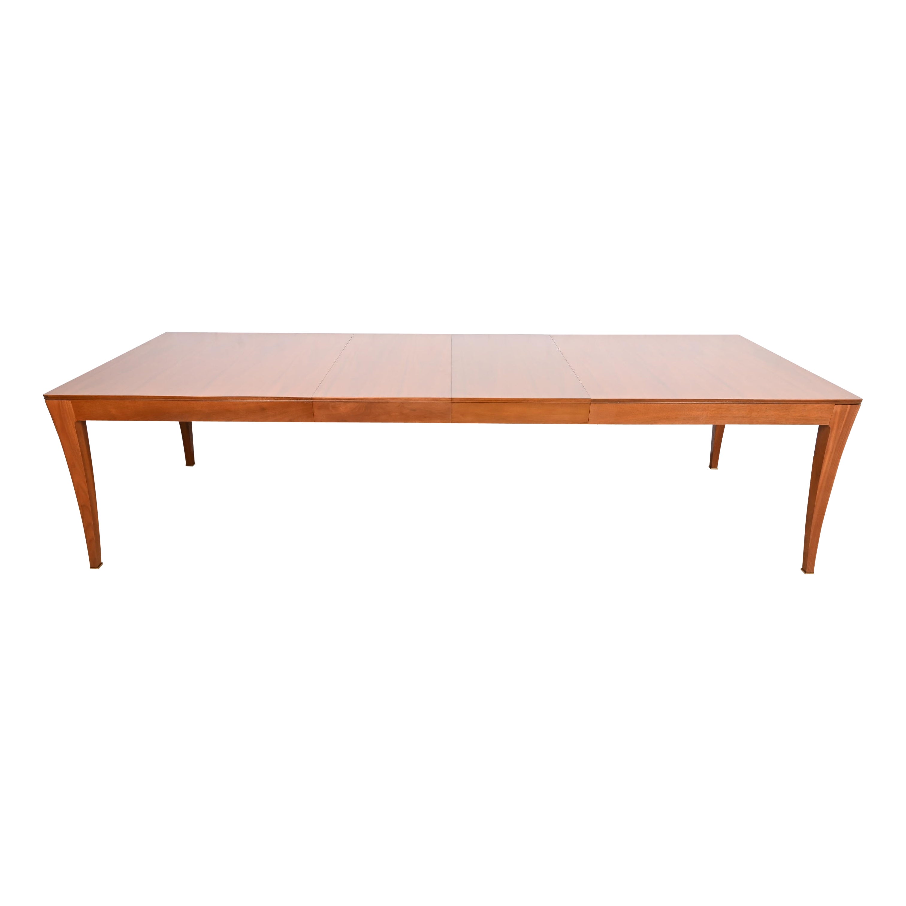 Bill Sofield para Baker Furniture Mesa de comedor moderna de nogal, recién acabada