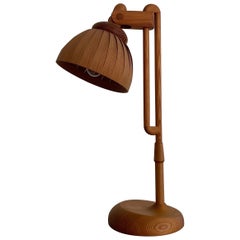 Lampada da tavolo in Wood di Hans-Agne Jakobsson per AB Markaryd, 1960, Svezia