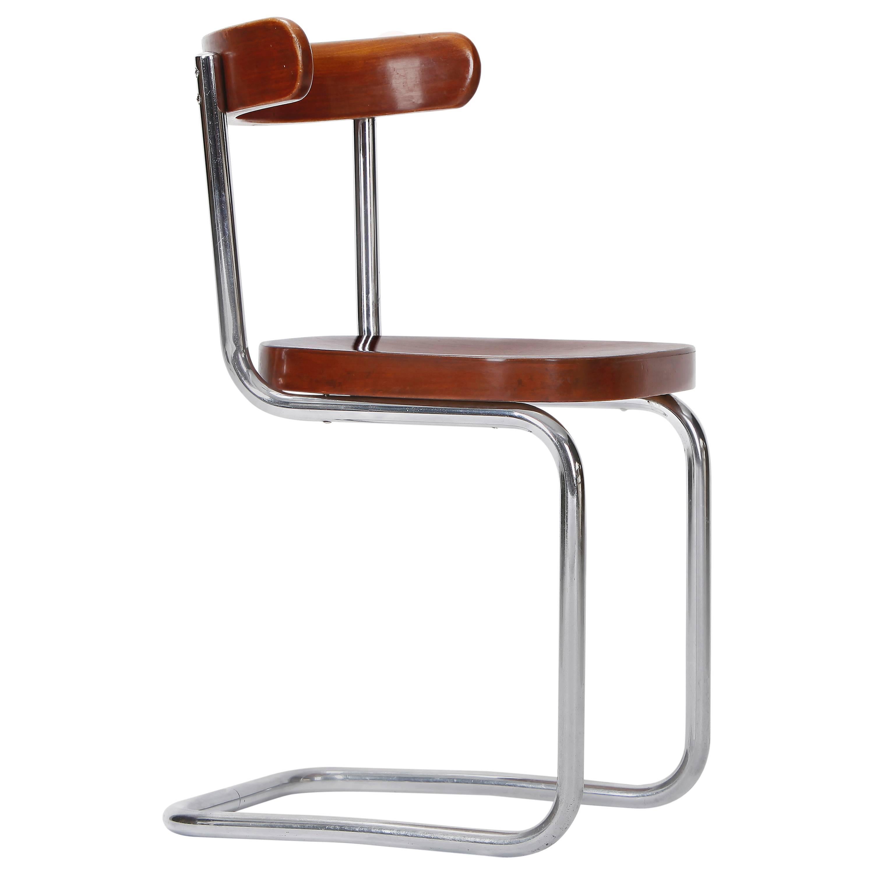 Cantilever Chair B 263 by Thonet in the 1930s, Bauhaus