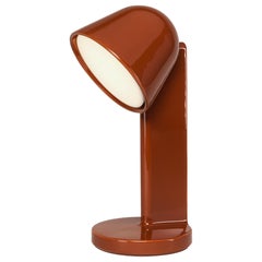 Flos Céramique Down Table Lamp in Rust Red