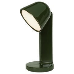 Flos Céramique Down Table Lamp in Moss Green