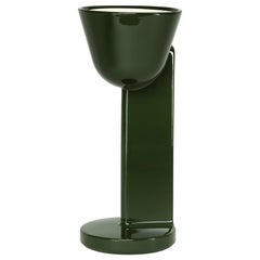 Flos Céramique Up Table Lamp in Moss Green