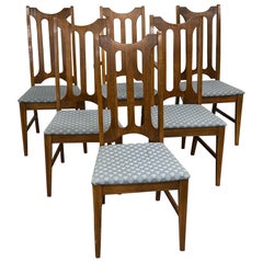 Ensemble de 6 chaises de salle à manger en noyer The Moderns Prestige
